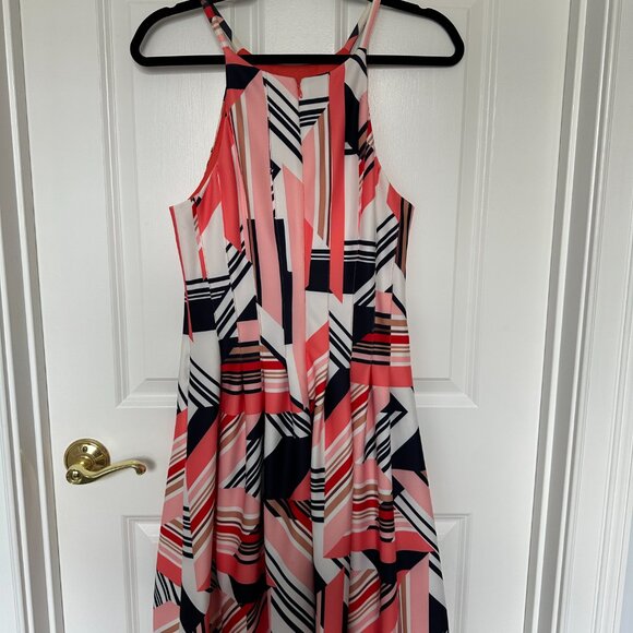 Vince Camuto Fit & Flare Scuba Mini Dress - Size 10 - Picture 2 of 7